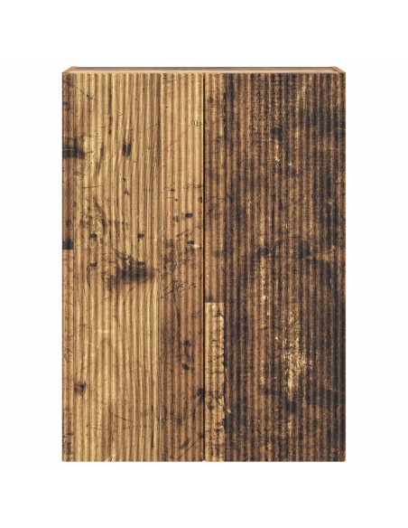 Mobiletto a muro Legno antico 66 x 34,5 x 90 cm