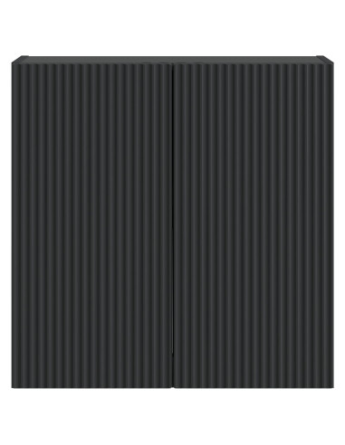 Mobiletto a muro Nero 59 x 31 x 60 cm Legno ingegnerizzato