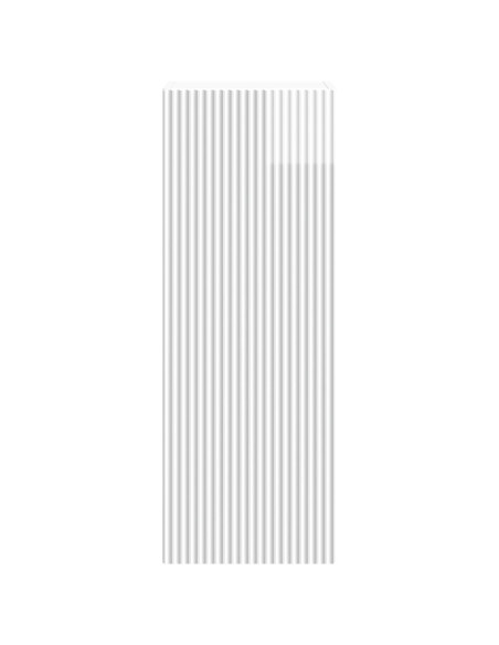 Mobiletto a muro Bianco Lucido 33 x 34,5 x 90 cm