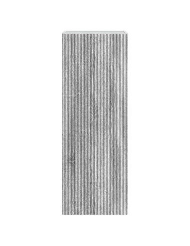 Mobiletto a muro Sonoma grigio 33 x 34,5 x 90 cm