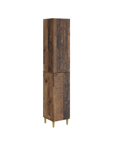 Set di armadi 2 pcs Legno antico 33 x 34,5 x 90 cm