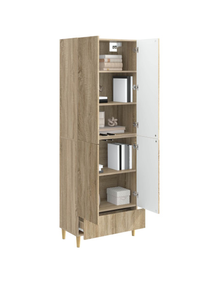 Set di armadi 2 pcs 66 x 34,5 x 95 cm Legno ingegnerizzato