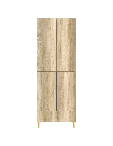 Set di armadi 2 pcs 66 x 34,5 x 95 cm Legno ingegnerizzato