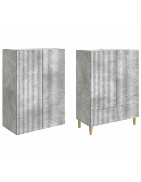 Set di armadi 2 pcs 66 x 34,5 x 95 cm Legno ingegnerizzato