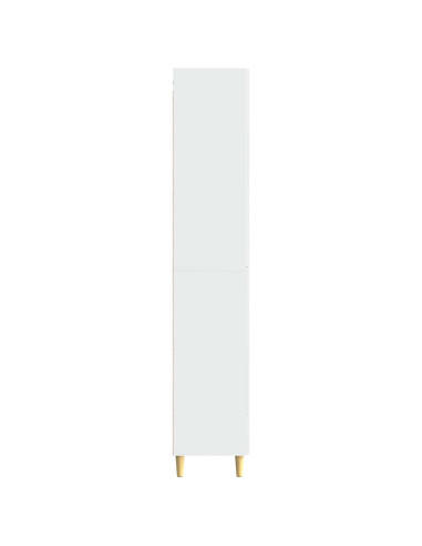 Set di armadi 2 pcs Bianco Lucido 66 x 34,5 x 95 cm