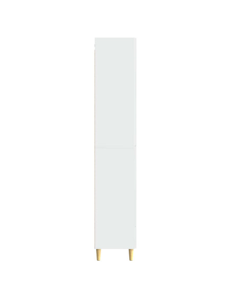 Set di armadi 2 pcs Bianco Lucido 66 x 34,5 x 95 cm
