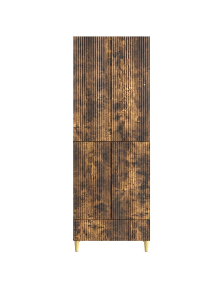 Set di armadi 2 pcs Rovere Fumo 66 x 34,5 x 95 cm