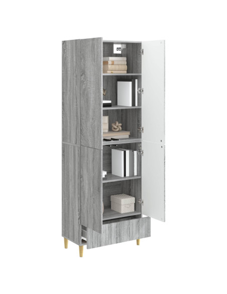 Set di armadi 2 pcs 66 x 34,5 x 95 cm Legno ingegnerizzato