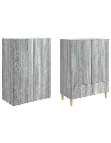 Set di armadi 2 pcs 66 x 34,5 x 95 cm Legno ingegnerizzato