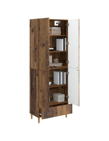 Set di armadi 2 pcs 66 x 34,5 x 95 cm Legno ingegnerizzato