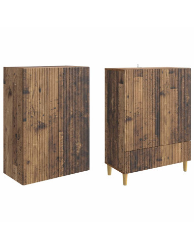 Set di armadi 2 pcs 66 x 34,5 x 95 cm Legno ingegnerizzato
