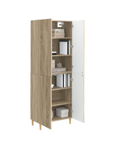Set di armadi 2 pcs 66 x 34,5 x 90 cm Legno ingegnerizzato 2