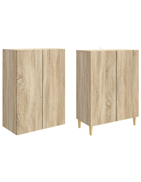 Set di armadi 2 pcs 66 x 34,5 x 90 cm Legno ingegnerizzato