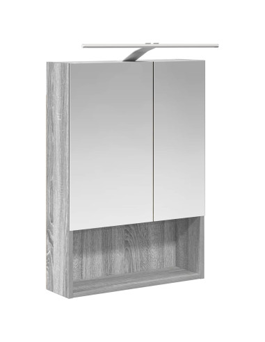 Set di Armadi da Bagno 5 pcs Sonoma grigio Legno ingegnerizzato