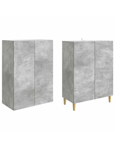 Set di armadi 2 pcs 66 x 34,5 x 90 cm Legno ingegnerizzato