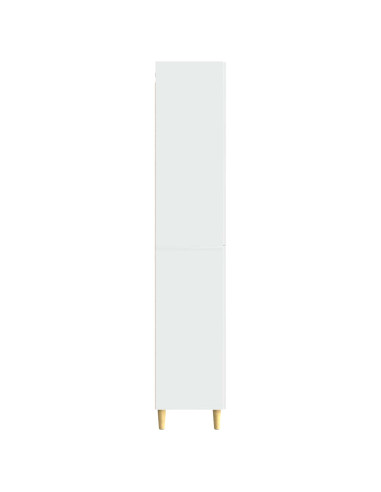 Set di armadi 2 pcs Bianco Lucido 66 x 34,5 x 90 cm