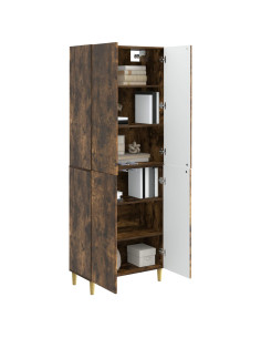 Set di armadi 2 pcs 66 x 34,5 x 90 cm Legno ingegnerizzato 2