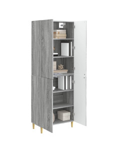Set di armadi 2 pcs 66 x 34,5 x 90 cm Legno ingegnerizzato 2