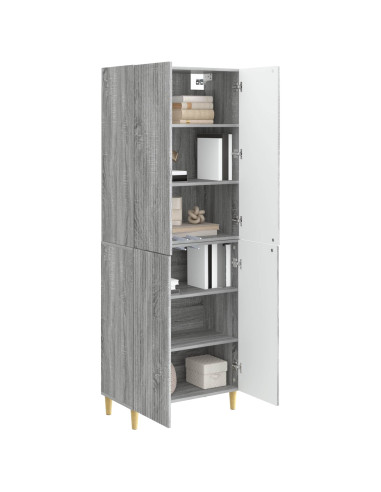 Set di armadi 2 pcs 66 x 34,5 x 90 cm Legno ingegnerizzato