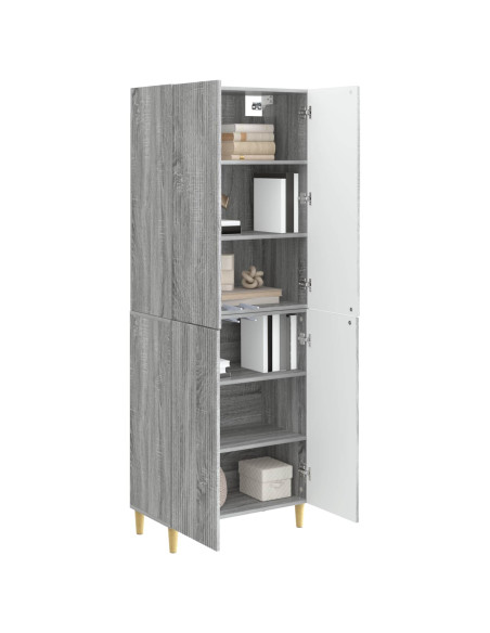Set di armadi 2 pcs 66 x 34,5 x 90 cm Legno ingegnerizzato