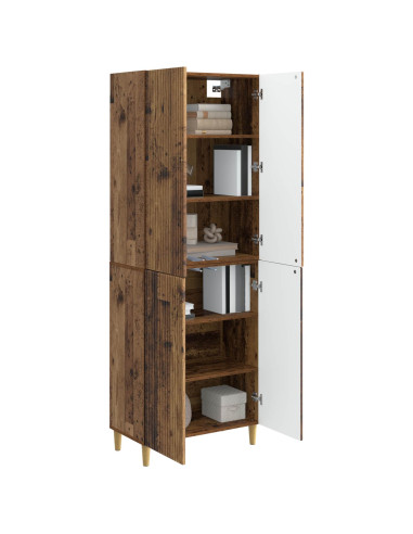 Set di armadi 2 pcs Legno antico 66 x 34,5 x 90 cm