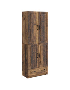 Set di armadi 2 pcs Legno antico Legno ingegnerizzato