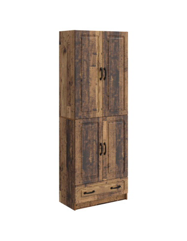 Set di armadi 2 pcs Legno antico Legno ingegnerizzato