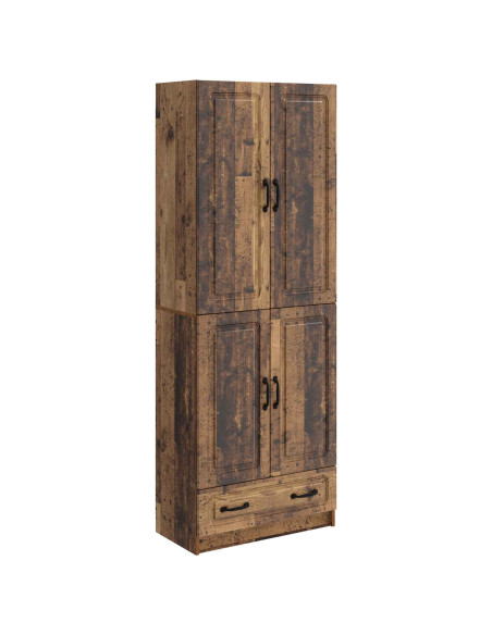 Set di armadi 2 pcs Legno antico Legno ingegnerizzato