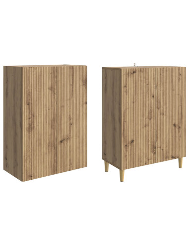 Set di armadi 2 pcs Rovere Artigianale 66 x 34,5 x 90 cm