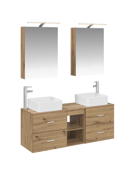 Set di mobili per il bagno 5 pcs Rovere Artigianale