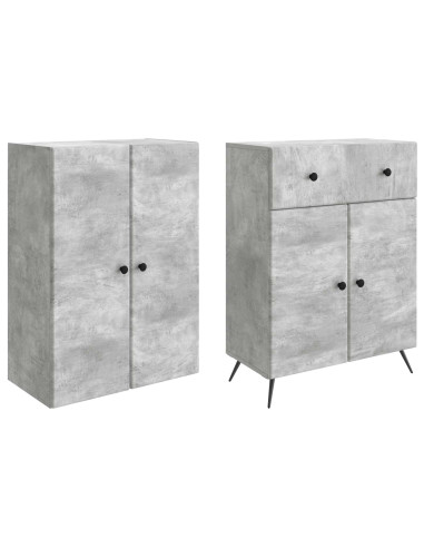 2 pcs Grigio Cemento