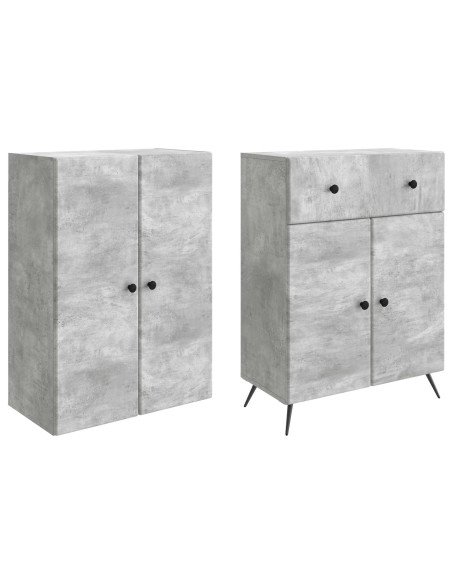 2 pcs Grigio Cemento