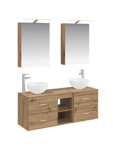 Set di mobili per il bagno 5 pcs Rovere Artigianale