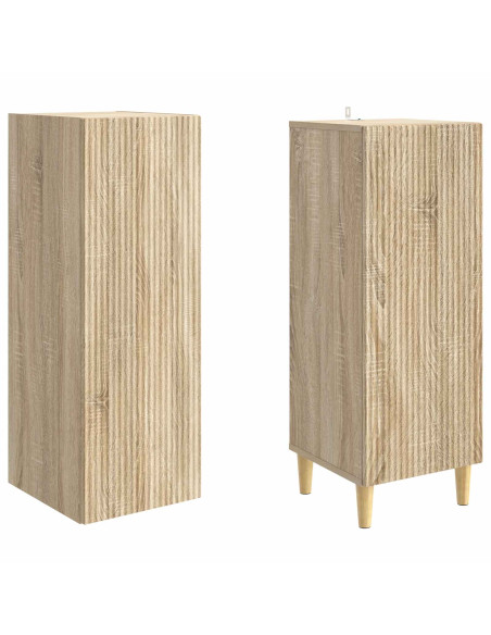 Set di armadi 2 pcs 33 x 34,5 x 90 cm Legno ingegnerizzato