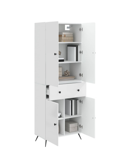 2 pcs Bianco Lucido