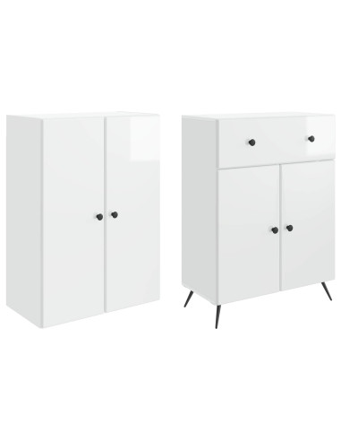 2 pcs Bianco Lucido