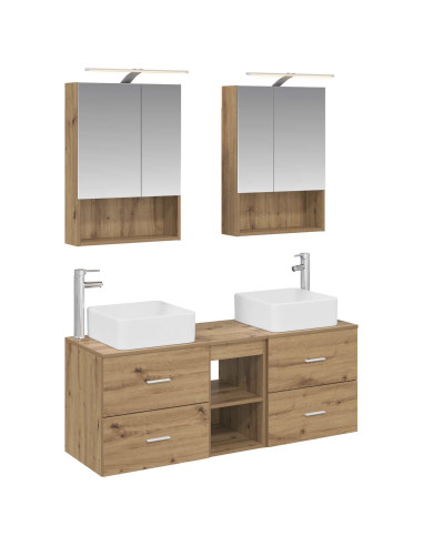 Set di mobili per il bagno 5 pcs Rovere Artigianale
