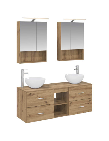 Set di mobili per il bagno 5 pcs Rovere Artigianale