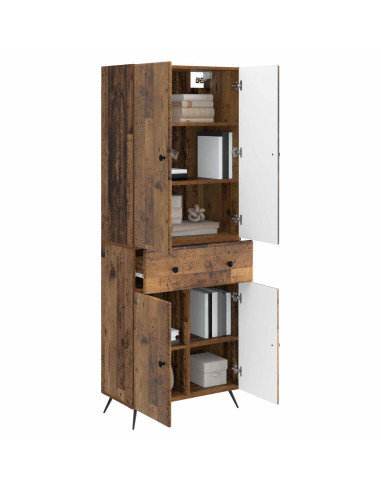 2 pcs Legno antico