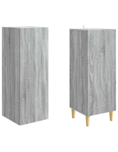Set di armadi 2 pcs 33 x 34,5 x 90 cm Legno ingegnerizzato