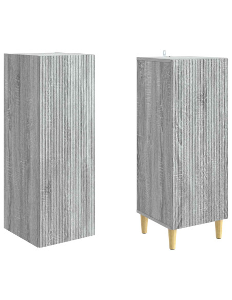 Set di armadi 2 pcs 33 x 34,5 x 90 cm Legno ingegnerizzato