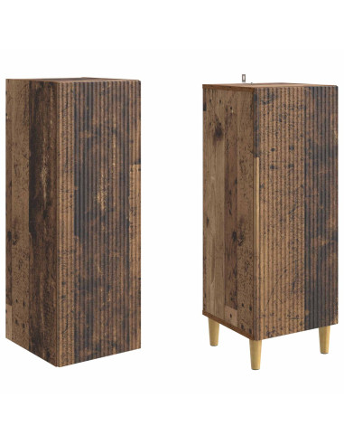 Set di armadi 2 pcs Legno antico 33 x 34,5 x 90 cm