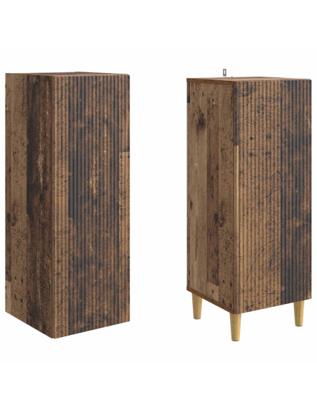 Set di armadi 2 pcs Legno antico 33 x 34,5 x 90 cm