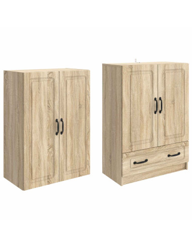 Set di armadi 2 pcs Rovere Sonoma Legno ingegnerizzato