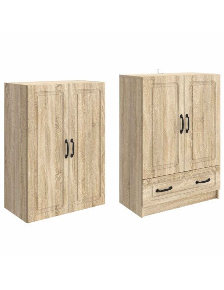 Set di armadi 2 pcs Rovere Sonoma Legno ingegnerizzato