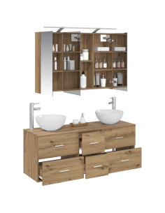 Set di mobili per il bagno 4 pcs Rovere Artigianale 2