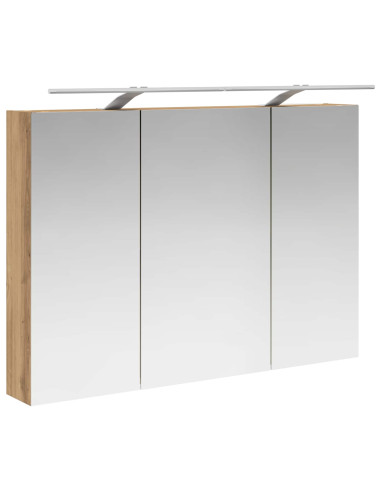 Set di Armadi da Bagno 4 pcs Rovere Artigianale