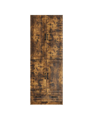 Set di armadi 2 pcs Rovere Fumo Legno ingegnerizzato