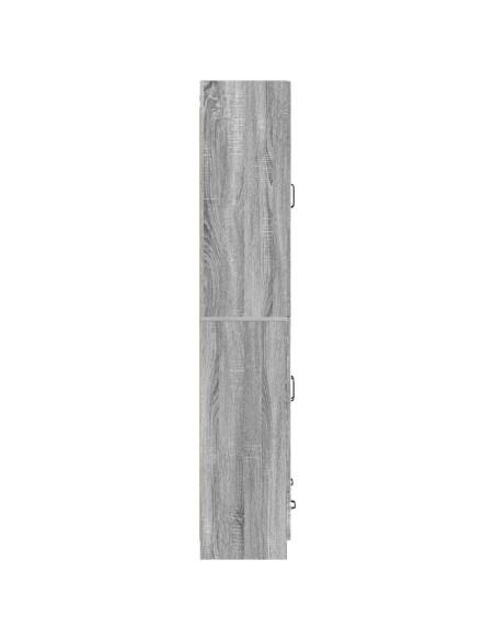 Set di armadi 2 pcs Sonoma grigio Legno ingegnerizzato