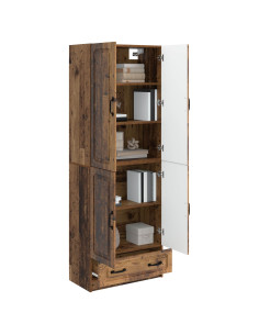 Set di armadi 2 pcs Legno antico Legno ingegnerizzato 2
